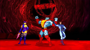 Marvel VS Capcom 2 - Colossus/Iceman/Psylocke - Expert Difficulty Playthrough