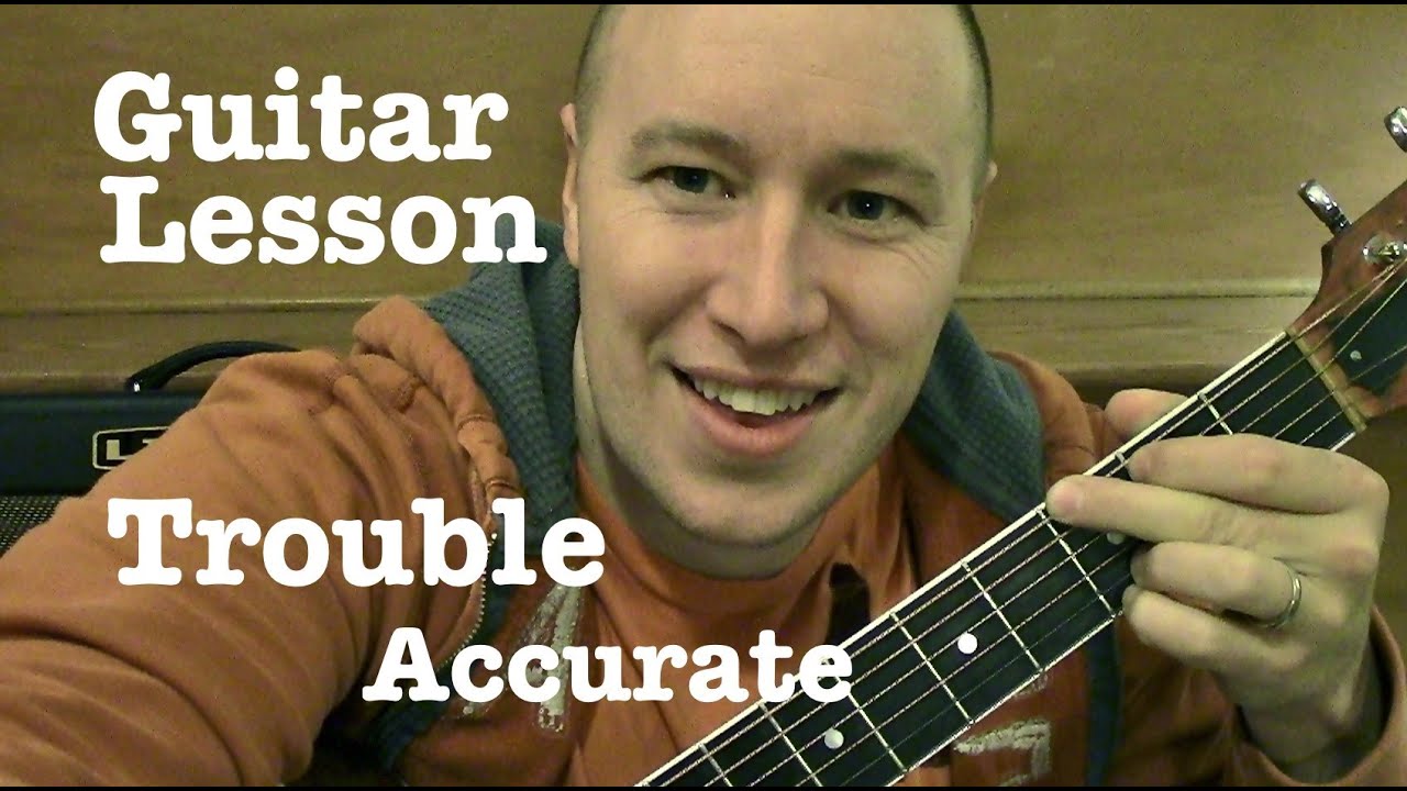Trouble ★ Guitar Lesson (ACCURATE) ★ American Authors ★ (Todd Downing