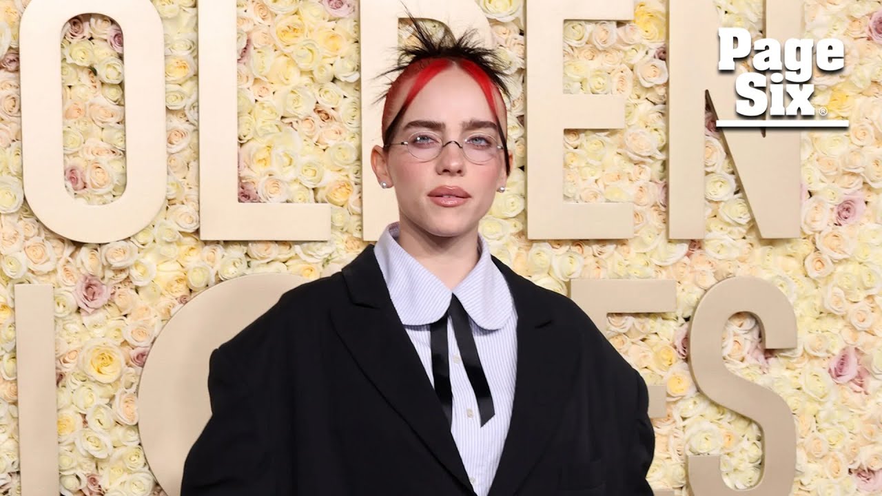 Billie Eilish schools us in scholastic style on Golden Globes 2024 red