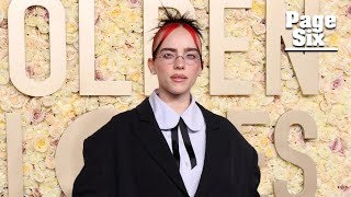 Billie Eilish Schools Us In Scholastic Style On Den Globes 2024 Red Carpet