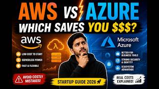 AWS vs Azure for Beginners – What Startups MUST Know in 2026 #startups #aws #azure  #cloudcomputing