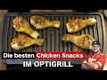 Die besten Hähnchen Snacks im Tefal OptiGrill