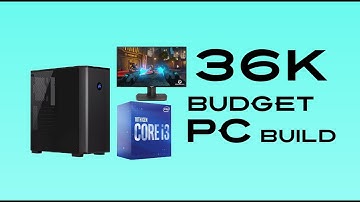 36K Budget PC Build Guide MSI H410M Intel Core I3 10100