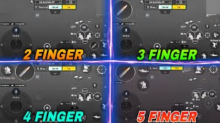 New🔥 Best Setting 2 Finger 3 Finger 4 Finger 5 Finger Control CODE Fastest Player | PUBG BGMI