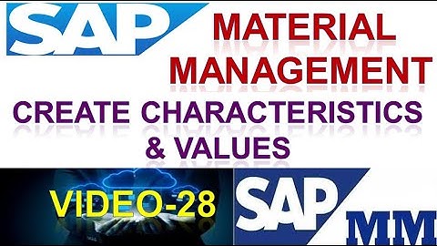 How to Configure Create Characteristics and Values in Material Management | sap mm | DK TECHNOLOGIES