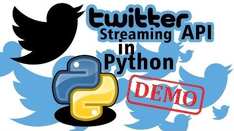 Twitter Streaming API in Python. Data mining Demonstration