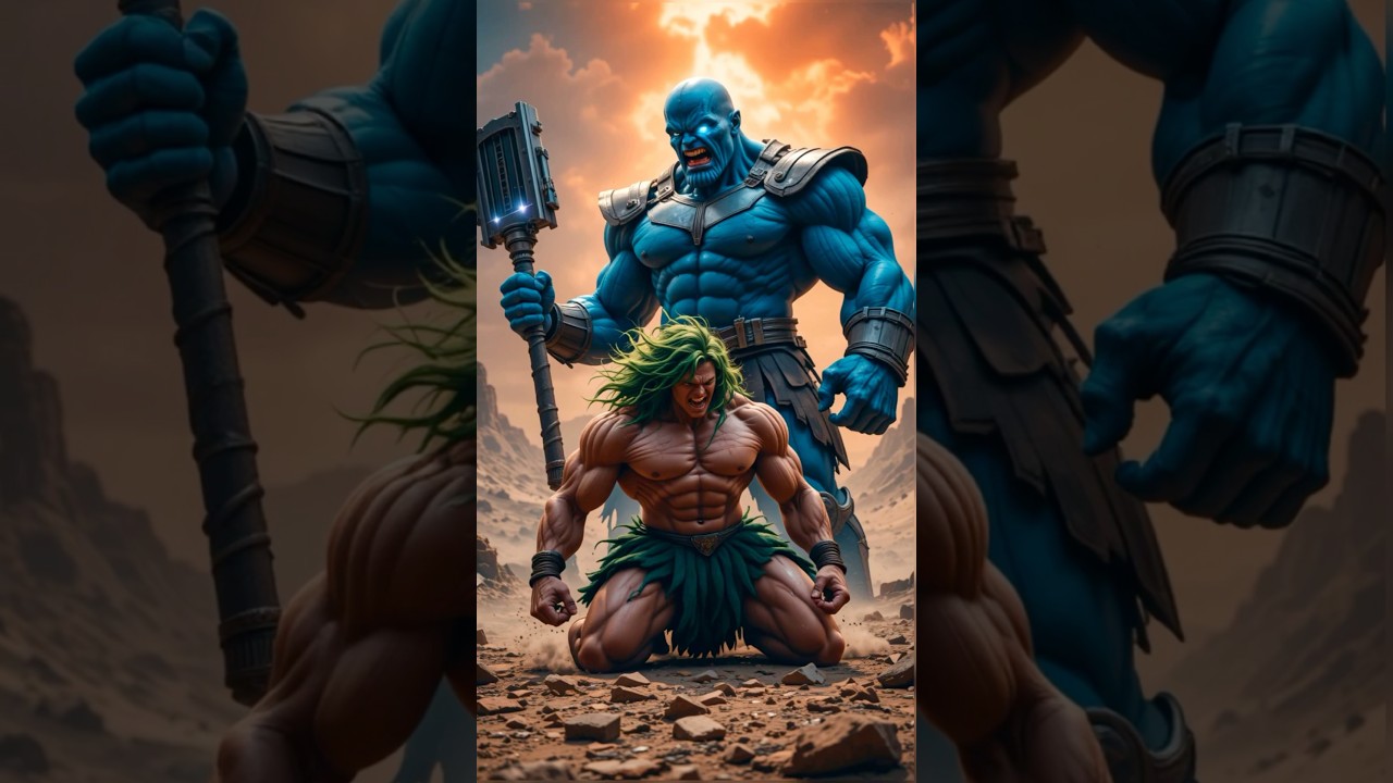 GOKU & BROLY VS HYBRID SUPERHEROES | EPIC FIGHT!