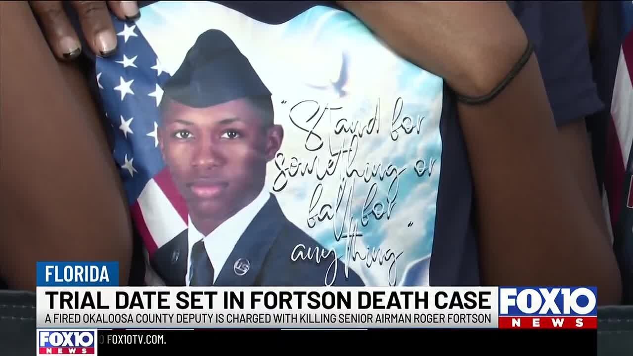 Trial date set for former OCSO deputy charged with killing Senior Airman Roger Fortson