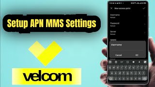 velcom MMS & internet Settings for Android| velcom setup APN 2024