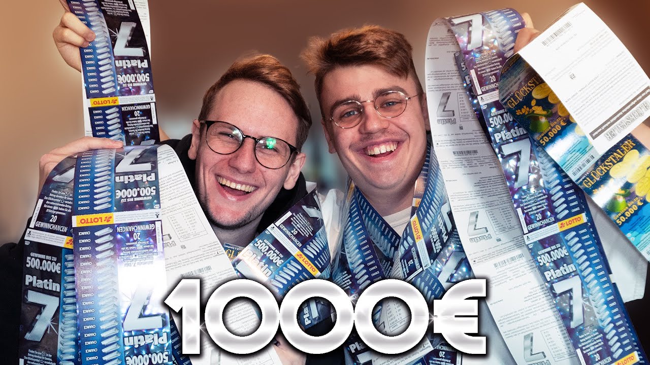 WIR HABEN FÜR 1000€ RUBBELLOSE GEKAUFT