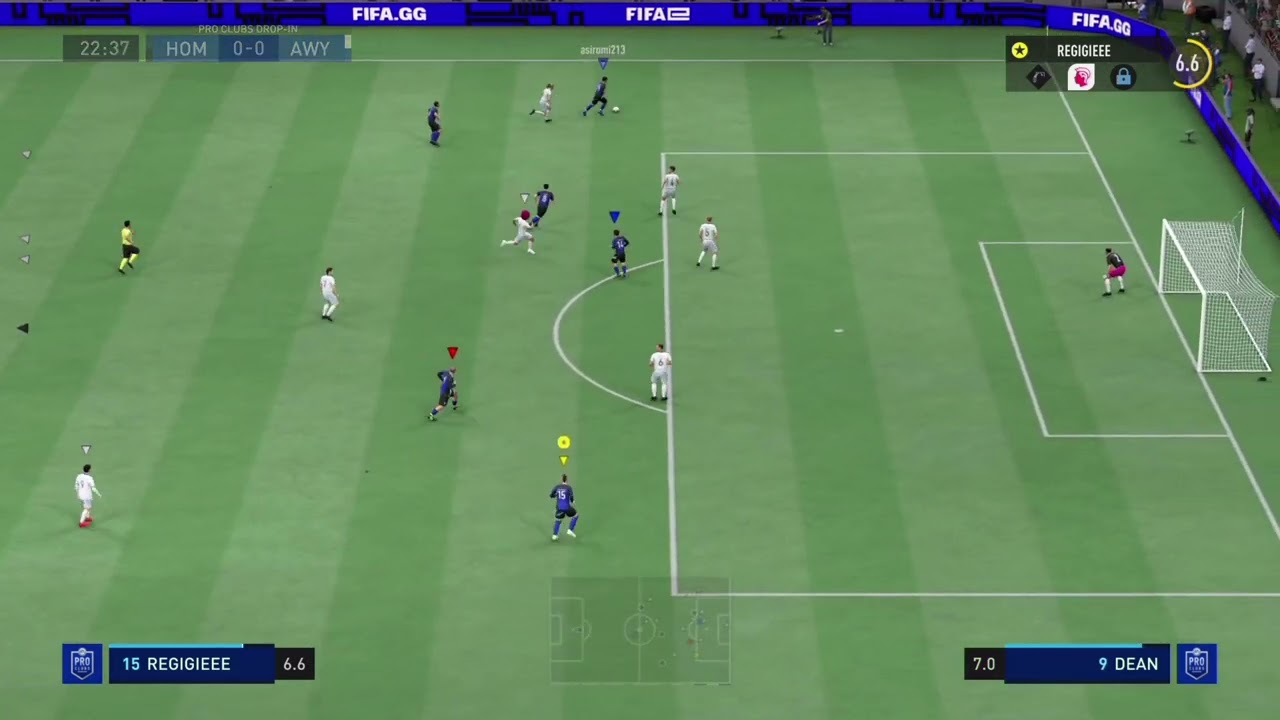 WONDER GOAL FIFA 22 PRO CLUBS REGIGIE WOOOW