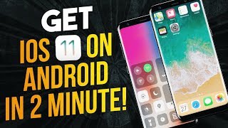How To Make Android Look Like iOS 11! (No Root - Free - 2017) - Install iOS 11 On Any Android Phone! screenshot 3
