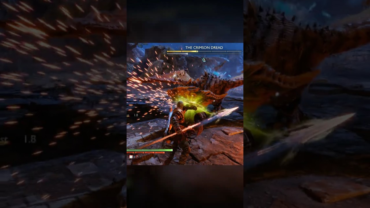 Ghost Of Sparta💀 🔥 Vs Crimson Dread Best Fight Gow Ragnarok 