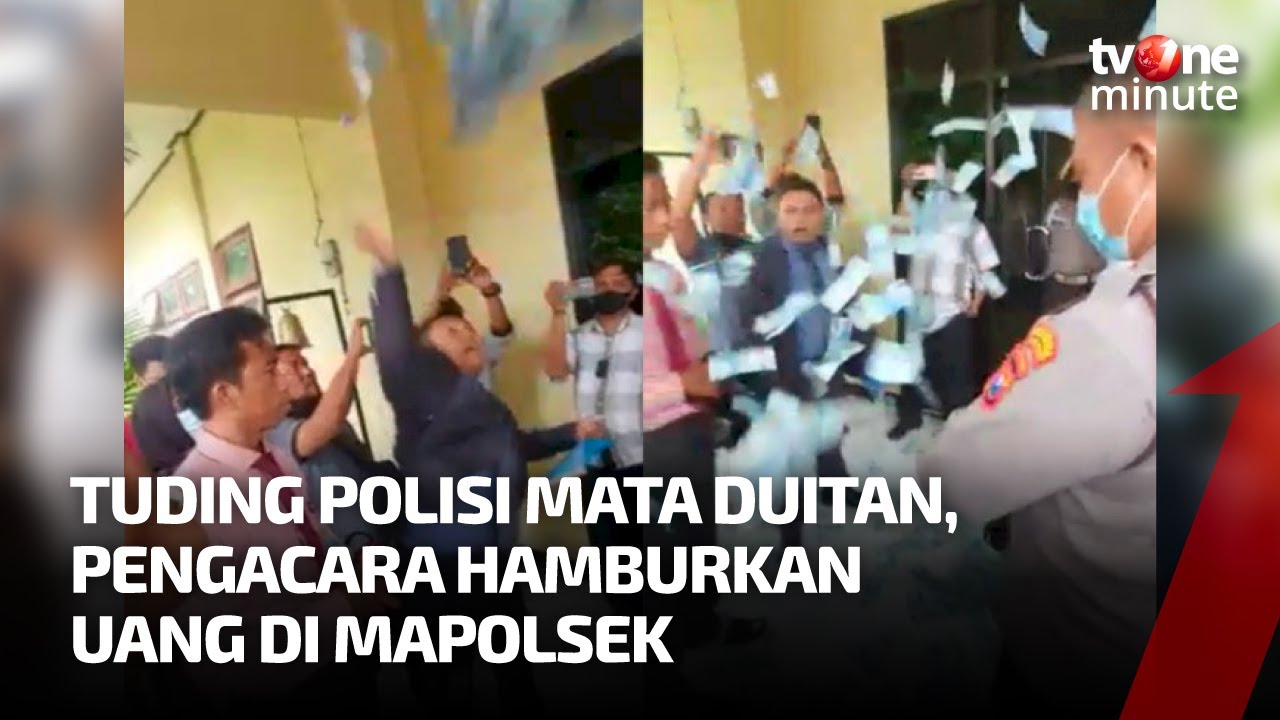 Kritik Polisi, Pengacara Hamburkan Uang Rp40 Juta di Mapolsek Banyuwangi | tvOne Minute
