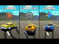 ChatGPT vs Gemini vs Claude || Game version