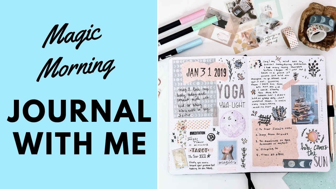 Magic Morning Bullet Journal With Me YouTube