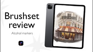 Alcohol markers | Brushset review | Procreate brushes