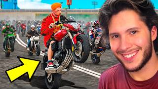 Fiz uma MEGA COMPETIÇÃO de GRAU no GTA 5 RP!!