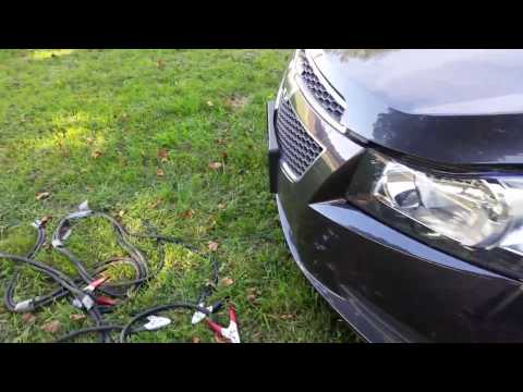 How to jump start a 2014 Chevy Cruze