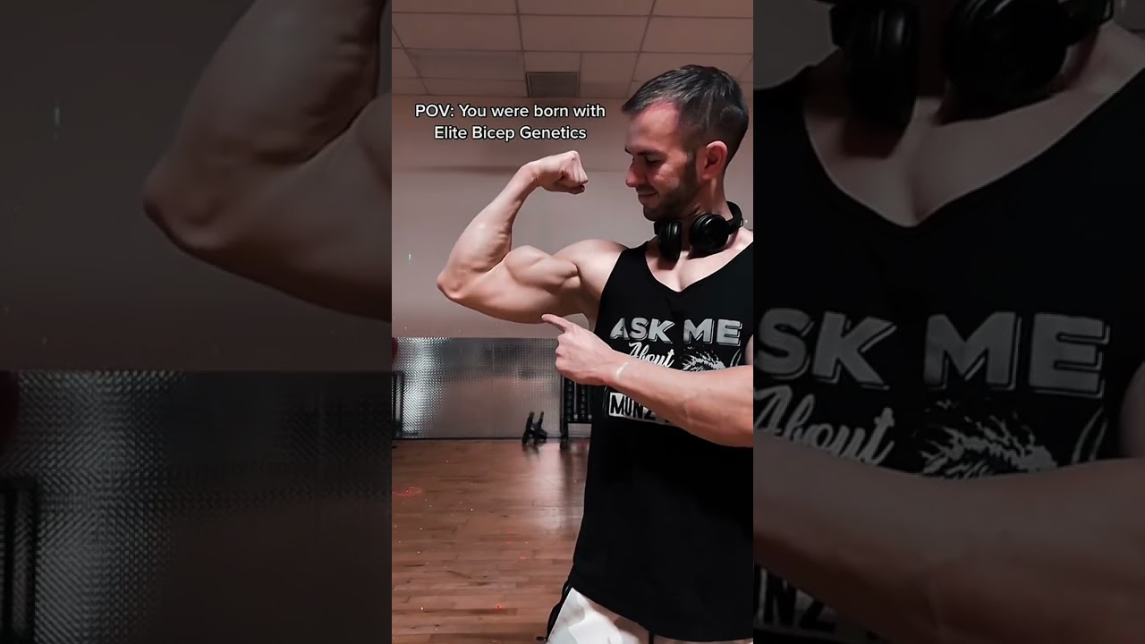 He has ELITE Bicep Genetics?! 💪 🧬 