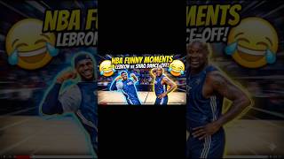 NBA Funny Moments — LeBron James vs Shaquille O’Neal Dance Battle😂😂 #viral #short