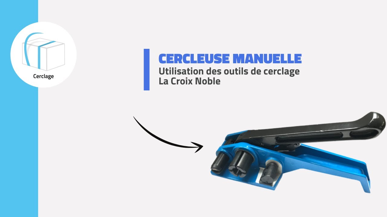 Comment utiliser une cercleuse pour feuillard textile ou polypropylène 