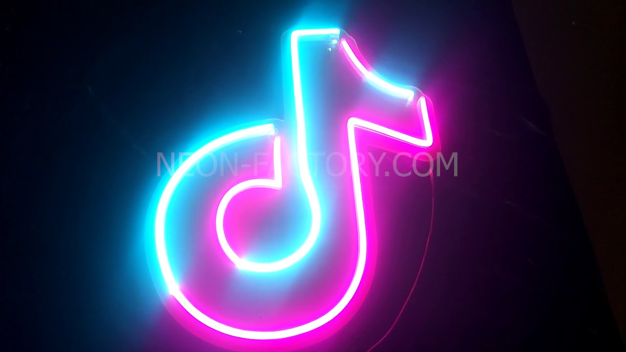 TikTok Neon Sign YouTube