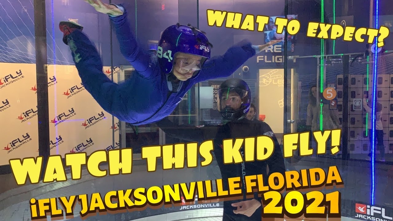 WATCH THIS KID FLY! INDOOR SKYDIVING JACKSONVILLE FLORIDA 2021 YouTube