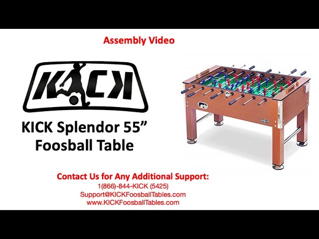 KICK Arcadia 48″ Folding Foosball Table (Black)