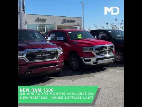 New Ram 1500s for sale at McLarty Daniel Chrysler Dodge Jeep Ram in