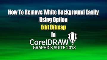 How to remove white background easily in CorelDraw Graphics Suite 2018. Graphic Design Episode 3