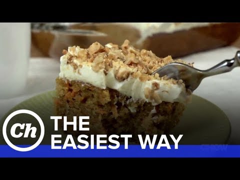 How to Make an Easy Carrot Cake with Cream Cheese Frosting - The Easiest Way