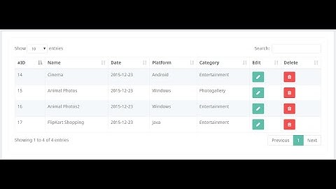 how to create datatables in codeigniter php