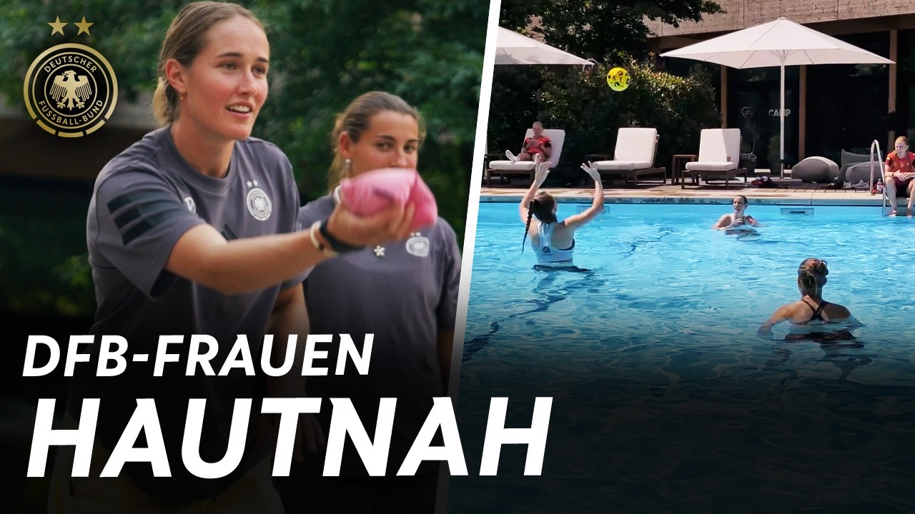 Letzte EM-Vorbereitungen 🏋️‍♀️ Zürich wir kommen 🇨🇭 | Hautnah mit den DFB-Frauen