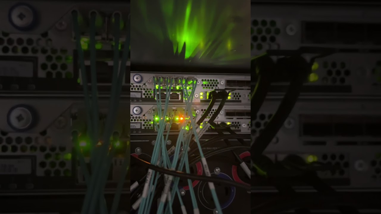 NetApp A250 getting its testing done. NVMe over fabrics, 32GB FC style.