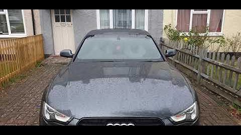 Audi S5 dynamic mirror indicator upgrade comparison