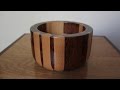 Minecraft Bowl - Real Wood - Woodturning Video Minecraft Bowl - Real Wood - Woodturning Video