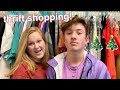 come thrift shopping with me ! - vlogmas day 18