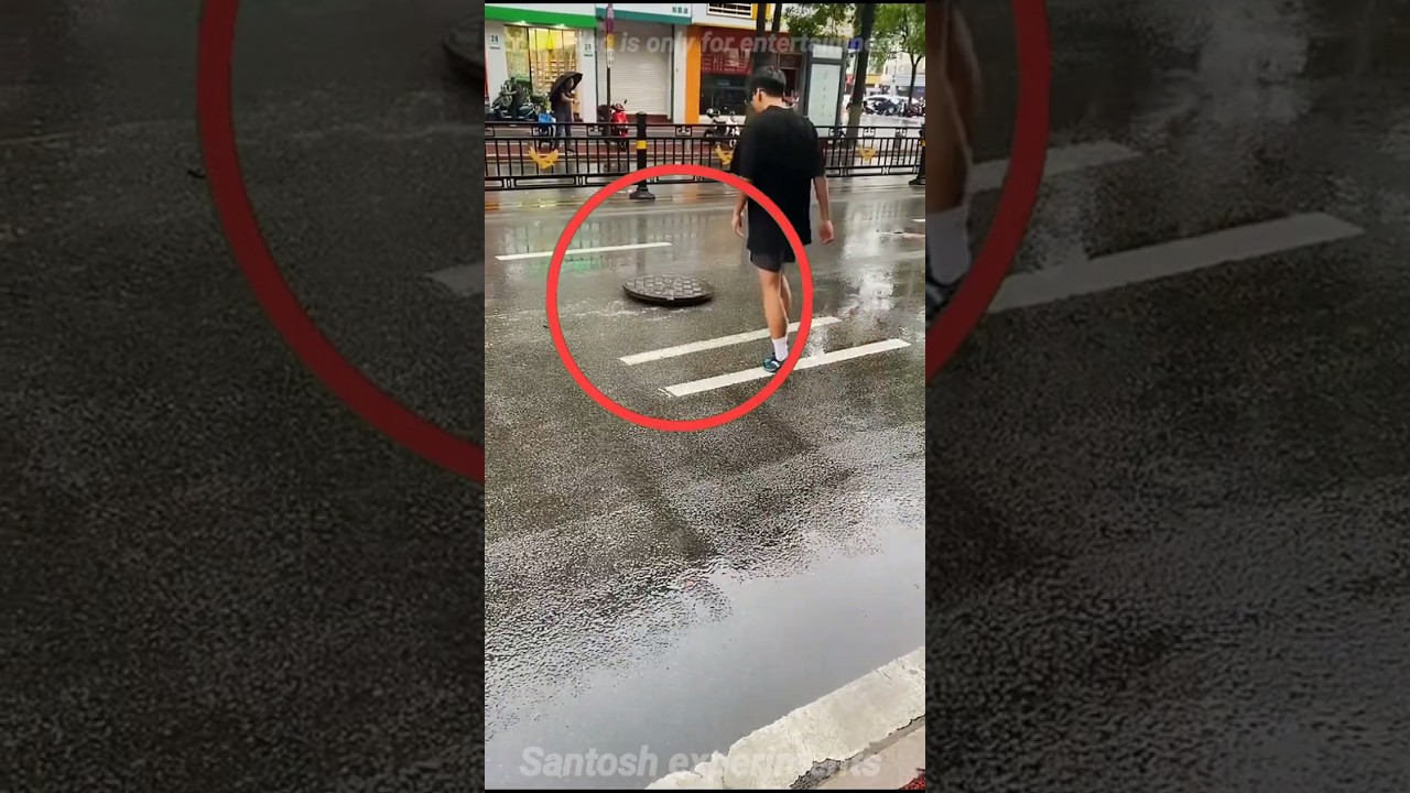 He Never Expected THIS After Fixing a Manhole Cover! 🤯😳 