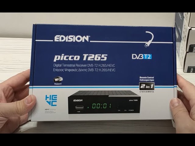 Edision Proton T265 DVB-T2/C H.265 