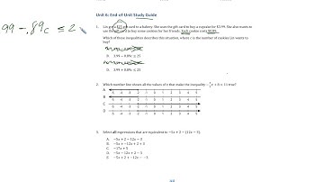 Unit 6 Study Guide #1