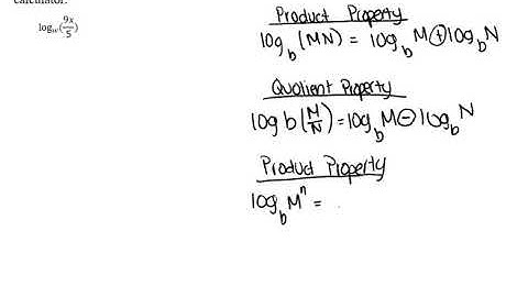 47) Use properties of logarithms to expand the logarithmic expression as much as possible...
