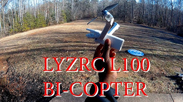 LYZRC L100  Bi-Copter Unboxing and First Flight