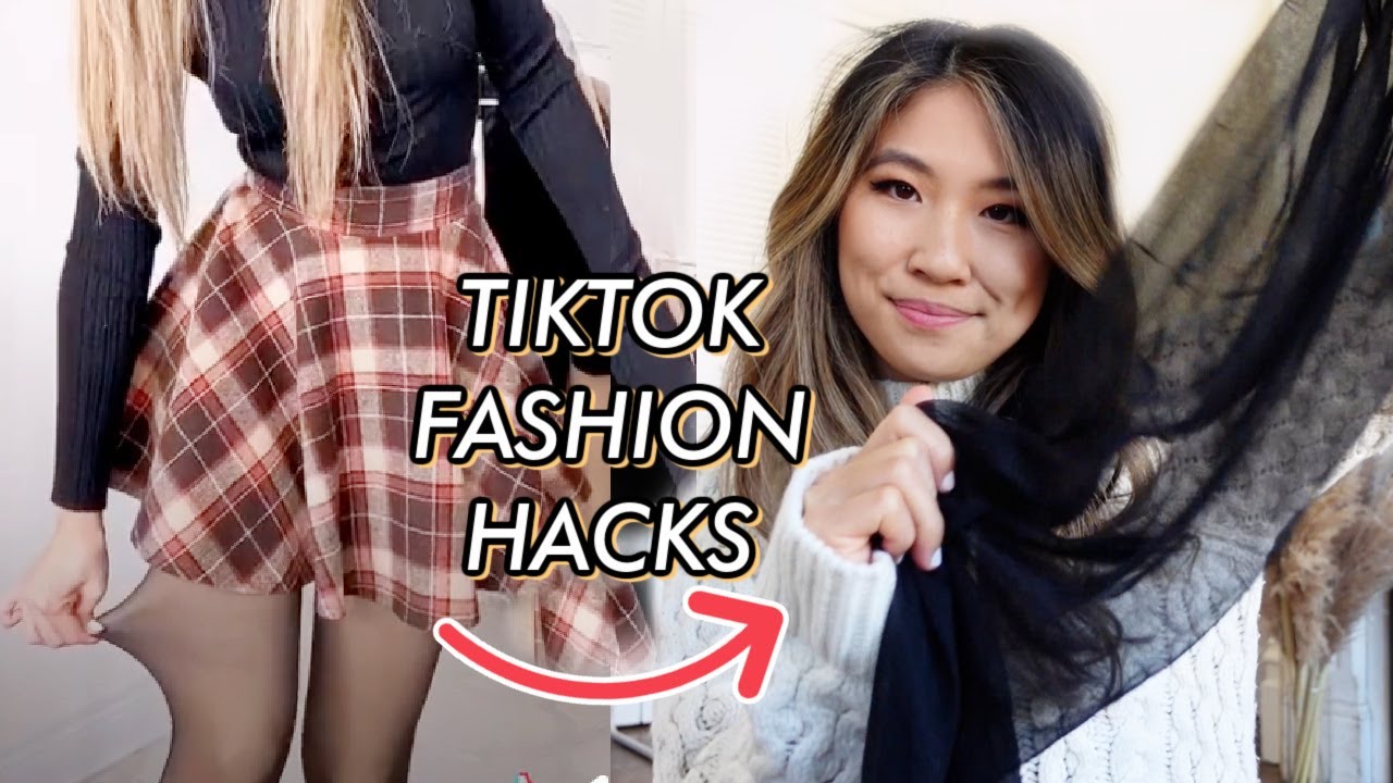 8 TikTok Fashion Hacks that TRANSFORMS Your Loungewear for FREE! - YouTube