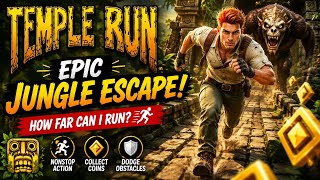 Temple Run 🔥 Epic Jungle Escape! | How Far Can I Run? 🏃💨#shorts  screenshot 3
