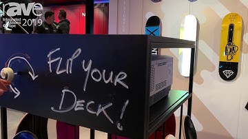 ISE 2019: NEC Display Demos the PA803UL Projector in Unique Retail Application With Skateboards