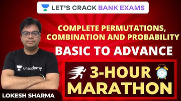 Complete Permutations, Combination and Probability | SBI Clerk/PO 2020 | Lokesh Sharma