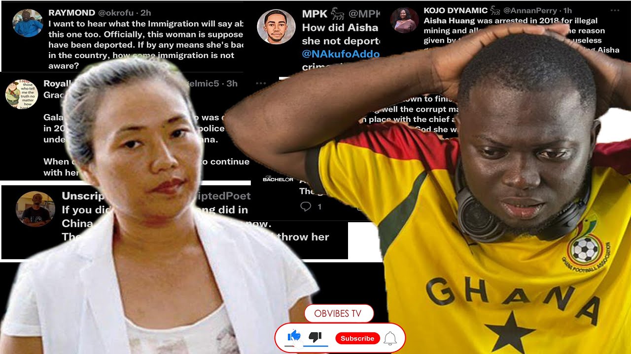 Eiiiiiiiii Ghana paaa de3, Galamsey Aisha Huang Re Arrested saga