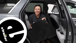 etrailer | WeatherTech All-Weather Rear Floor Mats Fit Check - 2025 Hyundai Palisade