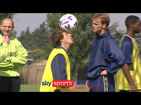 Gianfranco Zola showing off his skills in training